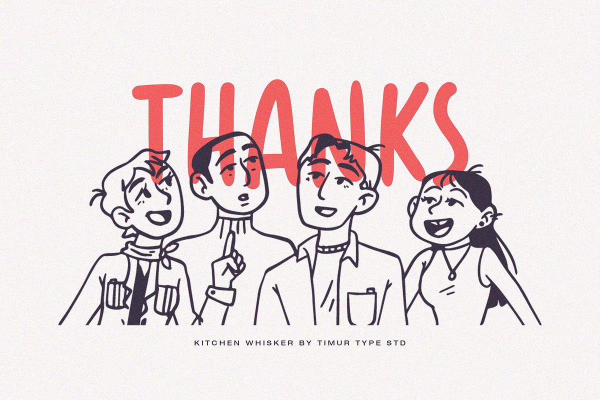 Kitchen Whisker Font, a Handwritten Font by Timurtype (Photo 7 of 7)