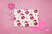 Groovy Christmas Patterns & Cliparts, a Pattern Graphic by Yasmine Patterns (Thumbnail 6 of 8)