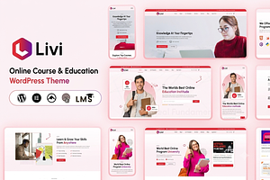 Livi - Education WordPress Theme, a WordPress Template by ThemesRain