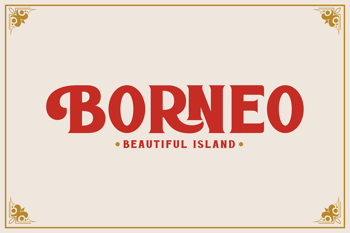 ROTTELY - DISPLAY FONT, a Serif Font by din-studio.com (Photo 2 of 11)