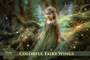 Colorful Fairy Wings, a Texture Graphic by HappyNews (Thumbnail 1 of 10)