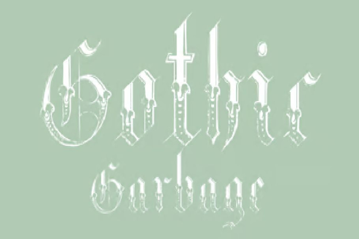 Gothic Garbage, a Blackletter Font by Intellecta Design (Photo 1 of 3)