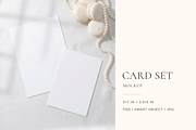 Invitation & RSVP Card Set Mockup, an Advertising Mockup by Serenefeeling (Thumbnail 1 of 7)