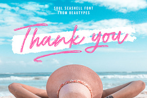 Soul Seashell - Brush Font