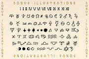 MYSTIQ mysterious display font, a Serif Font by Fat Hamster (Thumbnail 8 of 16)