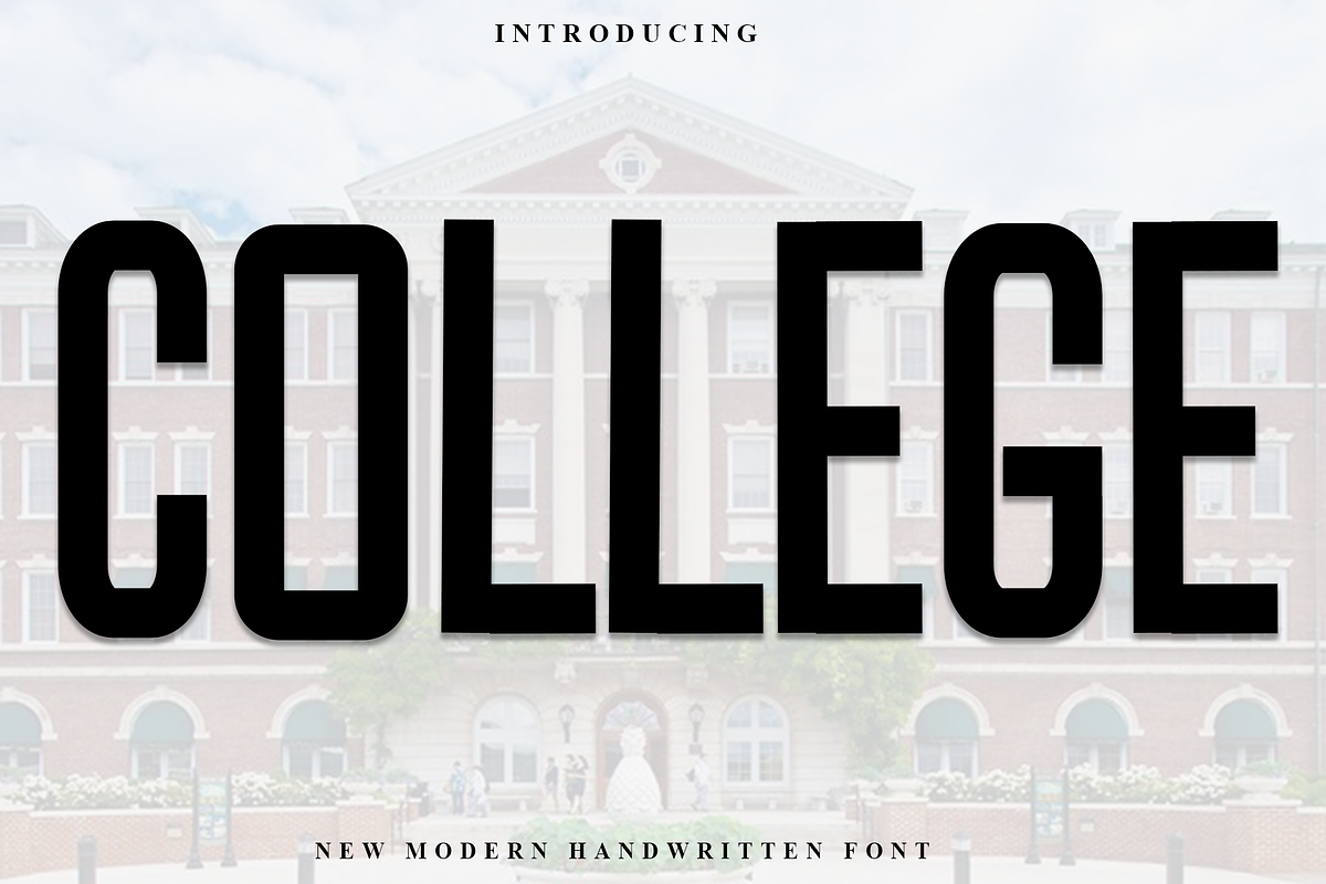 College, a Script Font by FreshTypeINK (Photo 1 of 8)