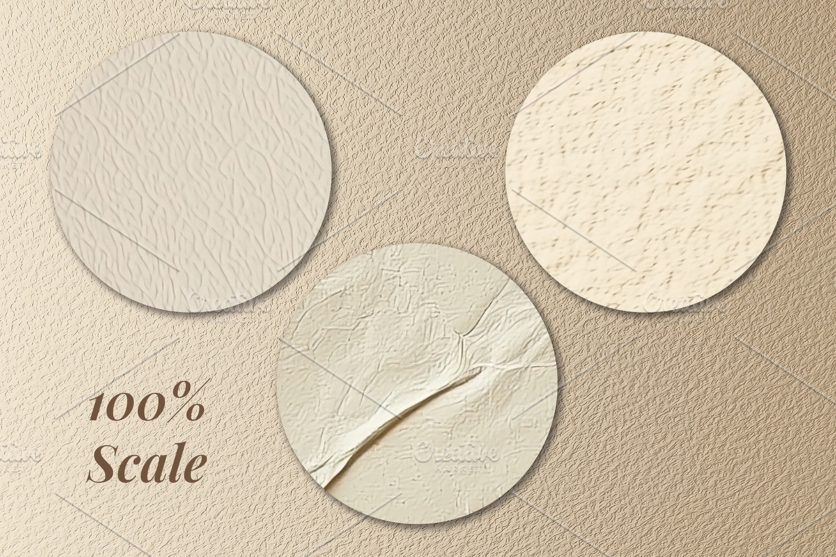 Beige Paper Textures – 45 Background, a Texture Illustration by Nadia Semyroz (Photo 2 of 7)