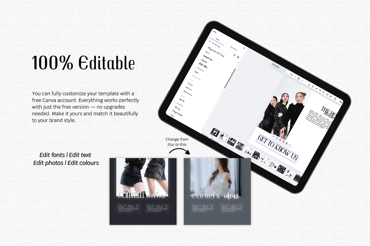 Bold Black Canva Instagram Kit, a Social Media Template by Lumisse Studio (Photo 10 of 10)