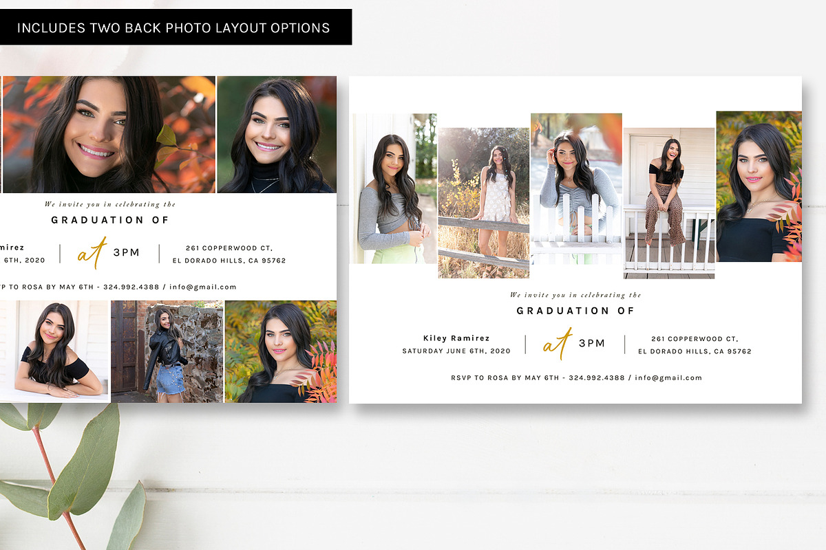 Canva Senior Graduation Photo Card, a Card Template by By Stephanie Design (Photo 4 of 7)