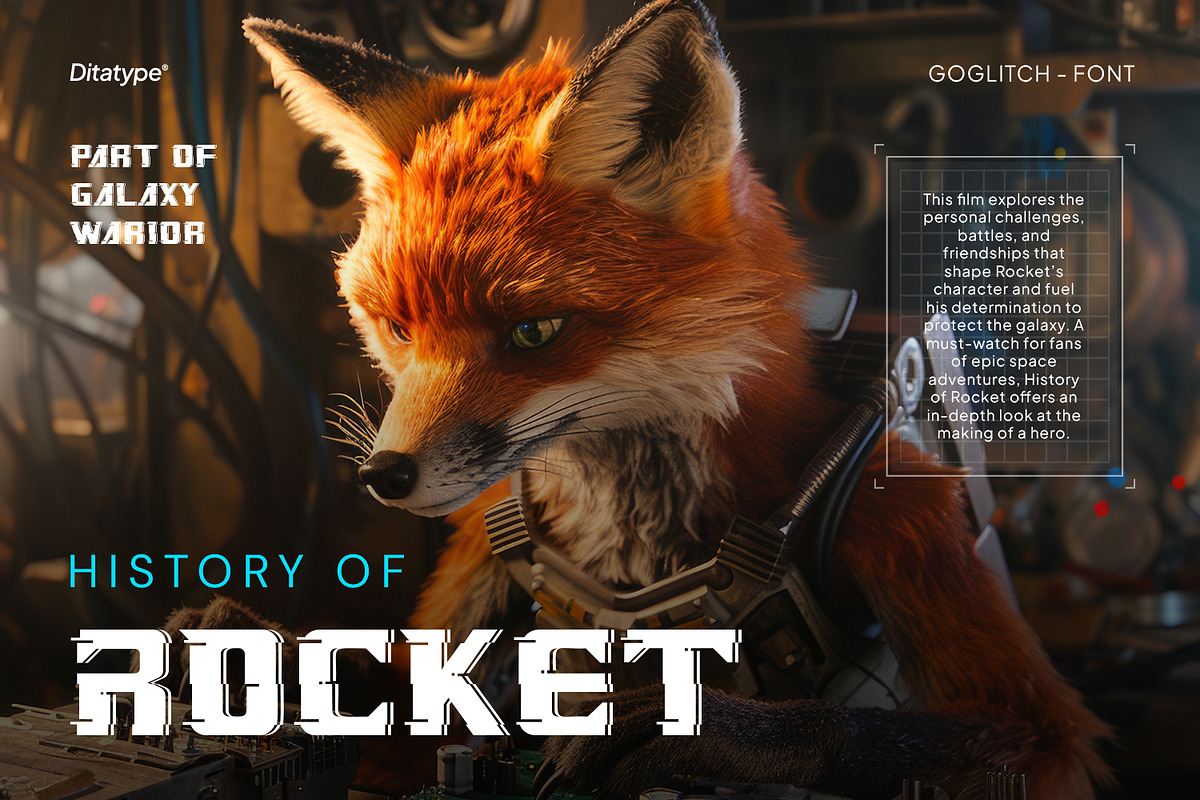 Goglitch, a Font by Ditatype (Photo 3 of 11)