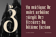 CS Gamila Drawn, a Blackletter Font by Craft Supply Co. (Thumbnail 5 of 8)
