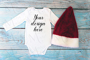 Christmas t-shirts, bodysuit mockups, a Print Template by MockupMarket (Thumbnail 27 of 27)