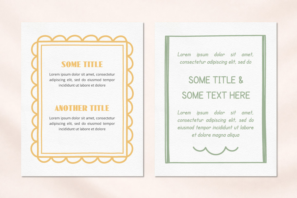 24 Hand Drawn Frames, an Object Graphic by PixMarket (Photo 5 of 6)