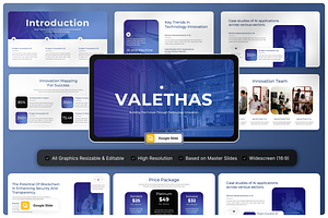 Technology Innovation Google Slide, a Presentation Template by Annora Studio