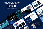 Technology Future Powerpoint, a Presentation Template by yanindesign (Thumbnail 1 of 5)