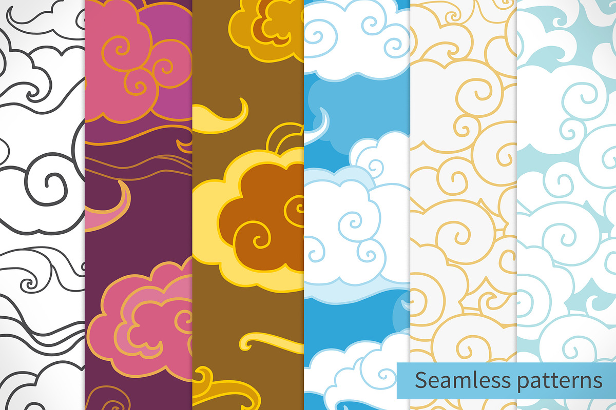 Big collection of oriental ornaments, a Background Graphic by Nadia Murash (Photo 2 of 5)