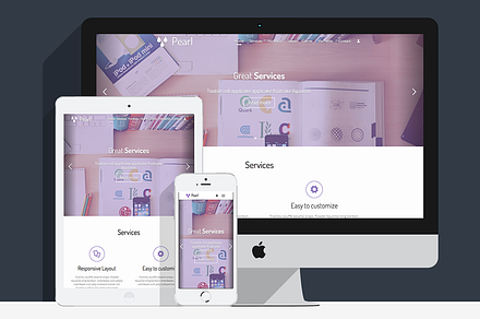Pearl - Single Page Template