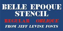 Belle Epoque Stencil JNL