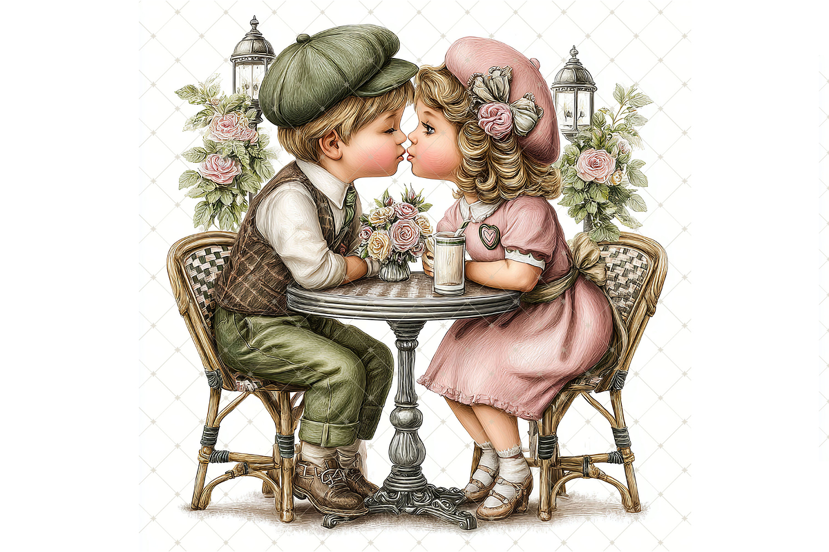 Romantic Couple Clipart JPG, a Person Illustration by Memories By Lea (Photo 13 of 18)