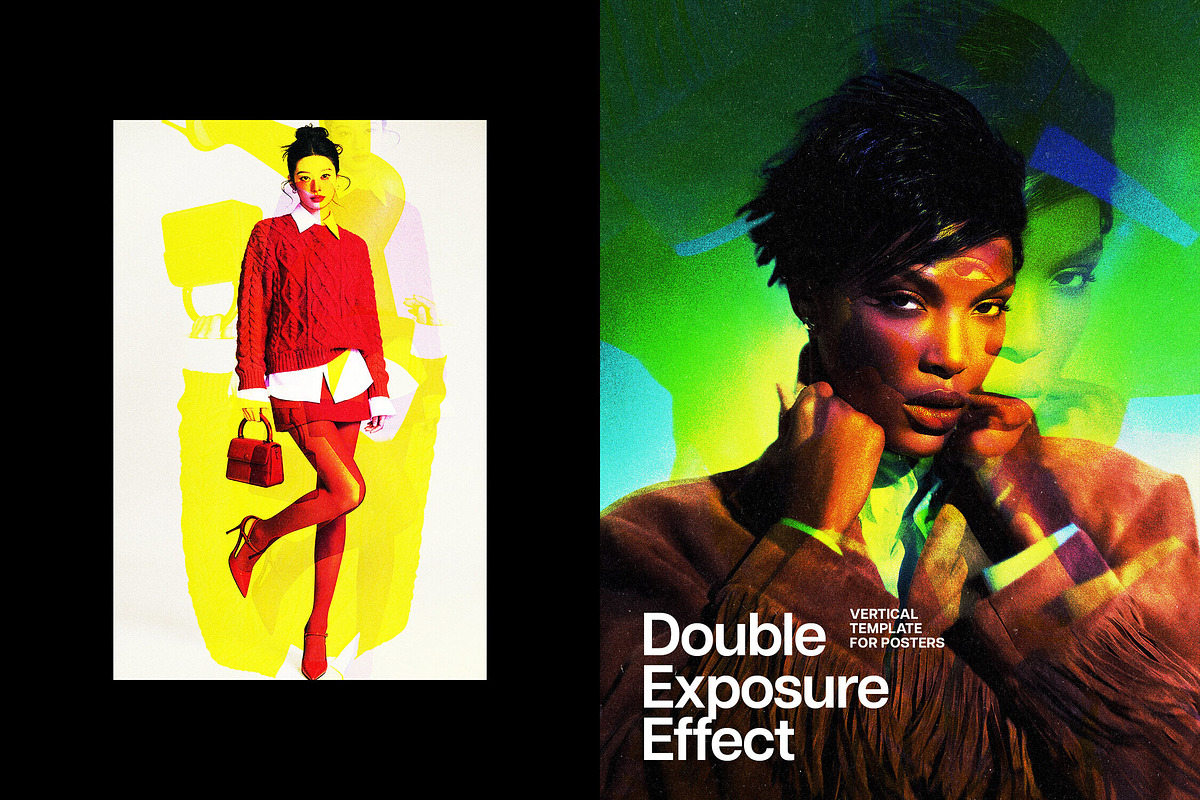 Double Exposure Poster Effect, a Layer Style Add-On by Design Squad (Photo 1 of 3)