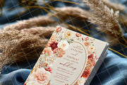 Blue 5x7 Invitation card mockup PSD, an Advertising Mockup by Blush Roses Print (Thumbnail 5 of 8)