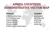 World Vector Map with Country Name, an Object Graphic by Nazim's Shop (Thumbnail 9 of 9)