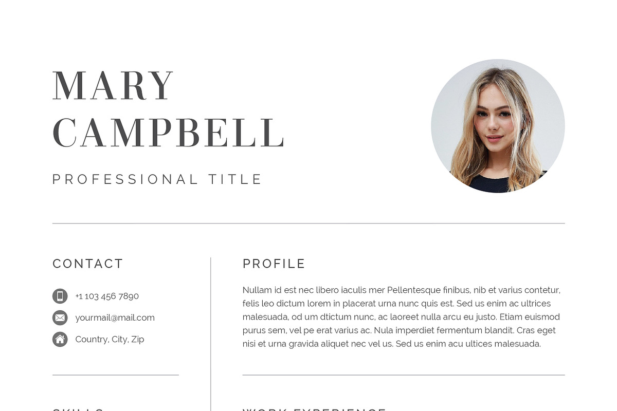 Word Resume & Cover Letter Template, a Resume Template by DemeDesign (Photo 8 of 8)
