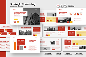Strategic Consulting - PowerPoint, a Presentation Template by Iqsiart Studio