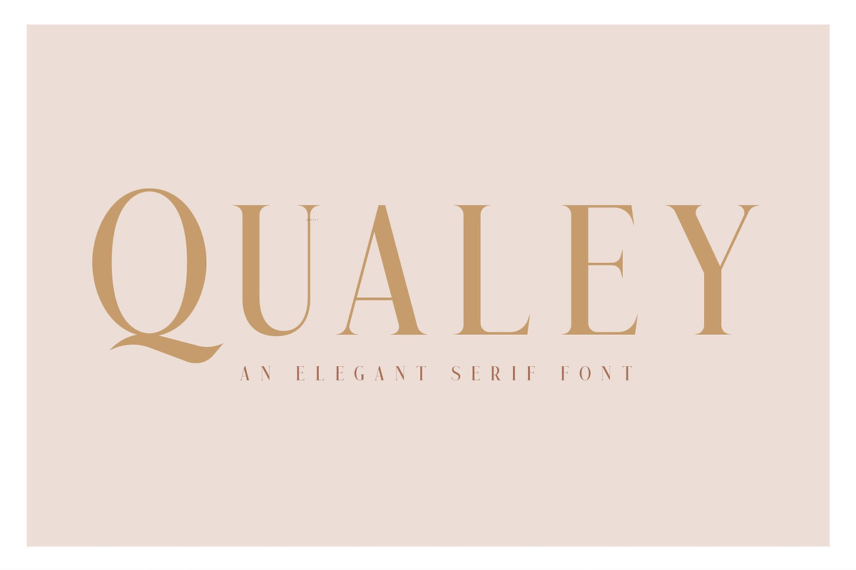 Qualey - Elegant Serif Font, a Serif Font by Craft Supply Co. (Photo 11 of 11)