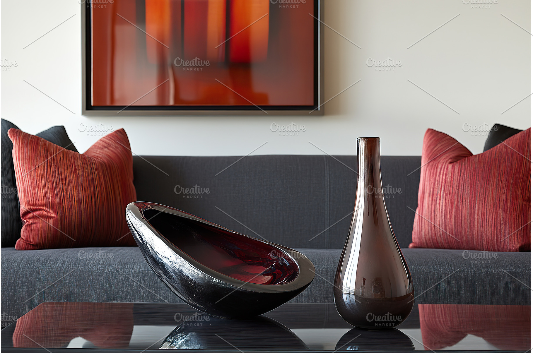 Modern Living Room Display with, an Architecture Photo by Lermont51