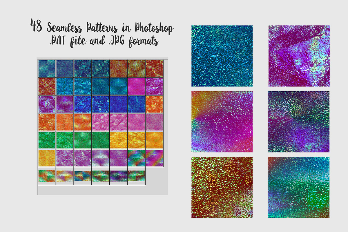 Oh So Iridescent Shimmer Foils, a Layer Style Add-On by Transfuchsian (Photo 6 of 6)