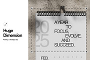 Calendar Mockup, a Merchandise Mockup by SLAB! Design (Thumbnail 2 of 8)