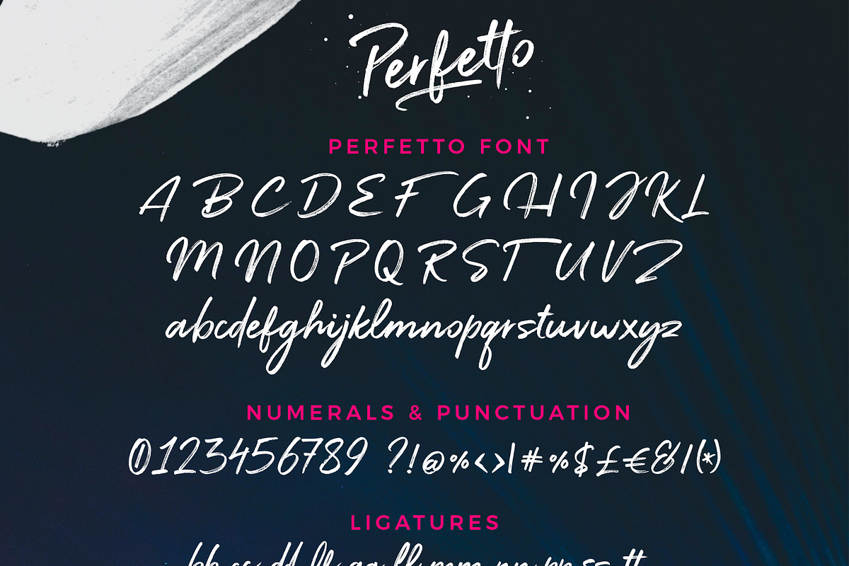 Perfetto Brush Font preview 7