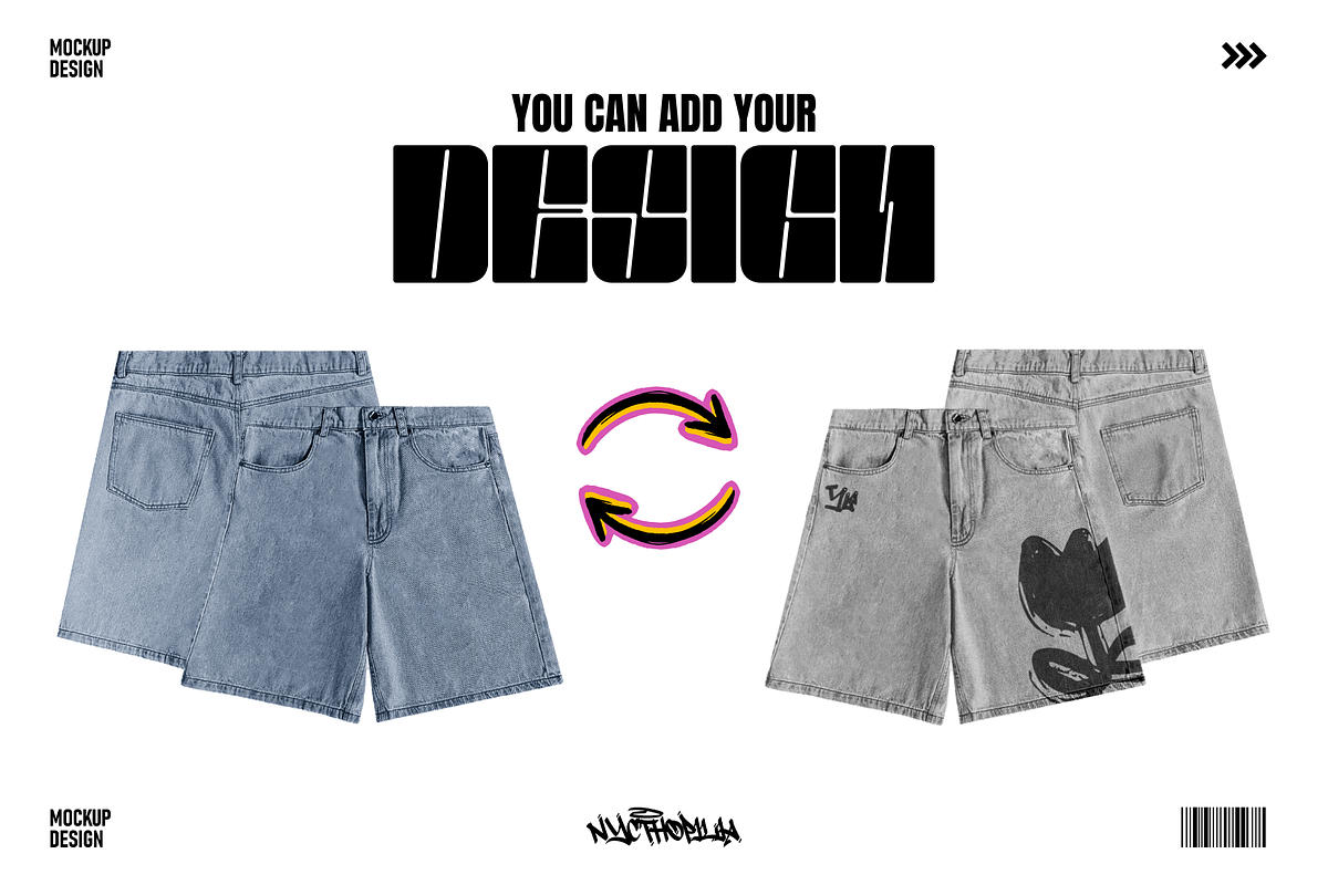 Realistic Pants Mockup Streetwear, a Bottom Mockup by NYCTHOPILIA STUDIO (Photo 6 of 9)
