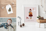 Nordic Winter Kids, a Decorative Illustration by Marish (Thumbnail 3 of 16)