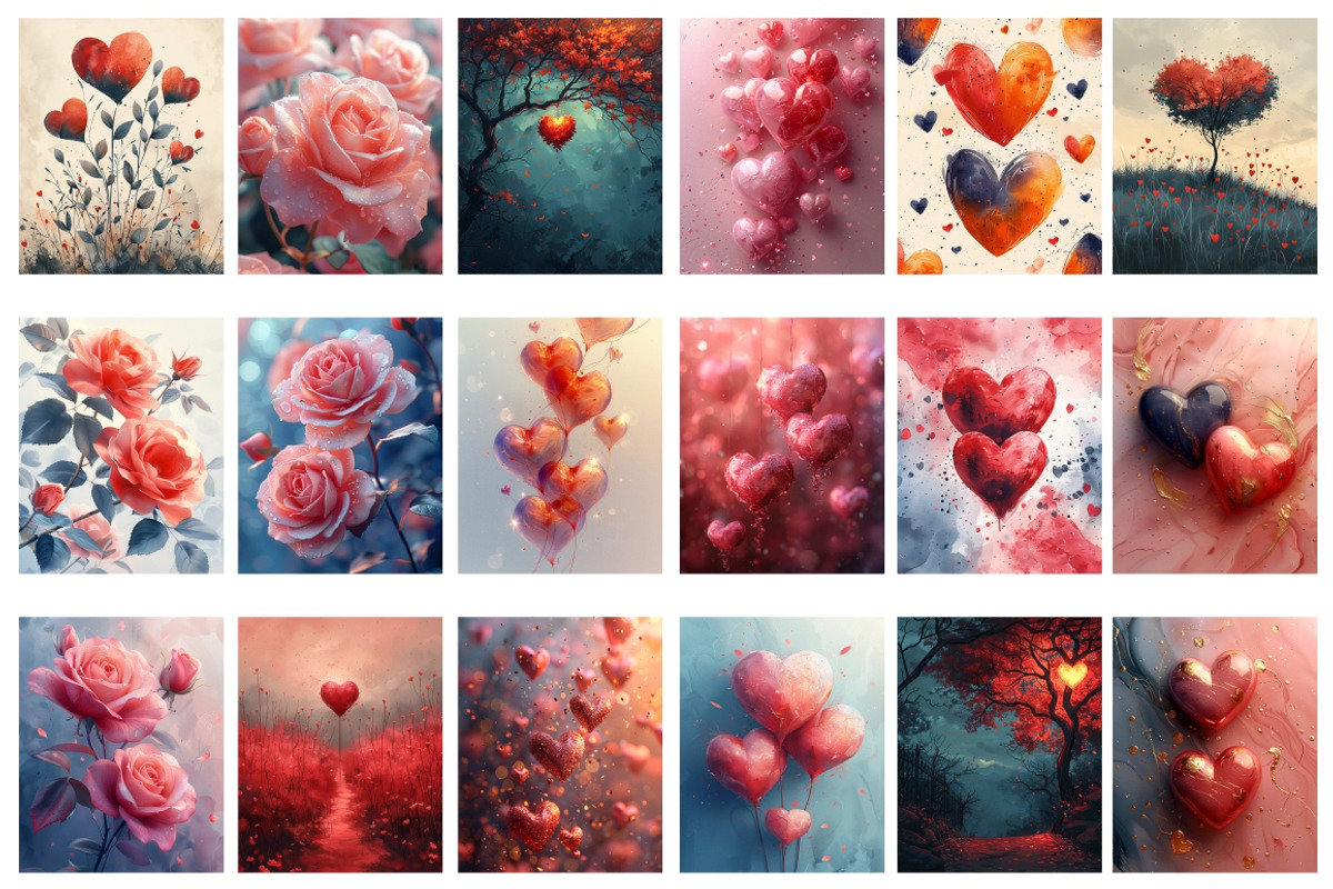 400 Valentine's Day Love backgrounds, a Background Graphic by Nocturnal Wolf (Photo 18 of 31)