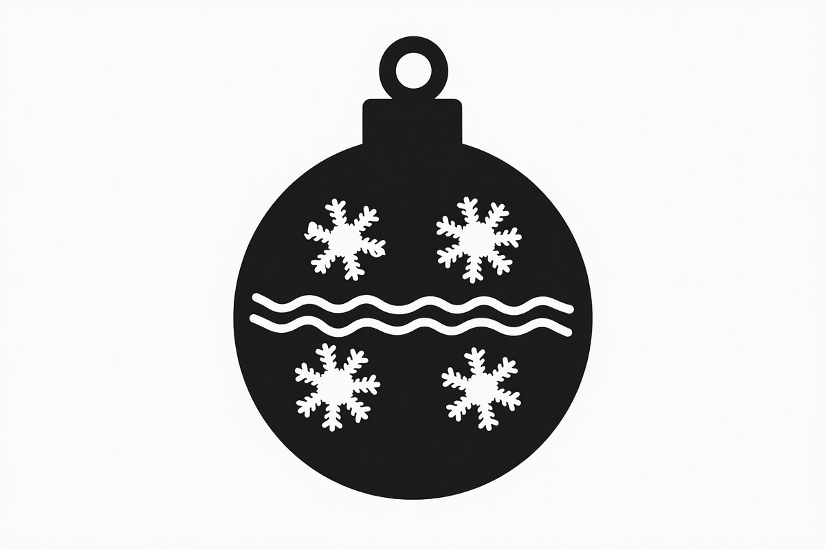 Christmas Laser Cut Ornament Bundle, a Graphic by Designer_Momina (Photo 11 of 14)