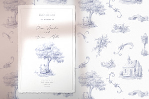 Toile De Jouy Pattern And Motifs