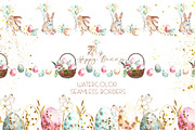 Easter Bunny. Watercolor collection, an Object Graphic by Ana-Sakuta (Thumbnail 7 of 27)