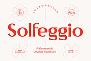 Solfeggio | A Geometric Display Type, a Sans Serif Font by Ayca Atalay (Thumbnail 1 of 7)