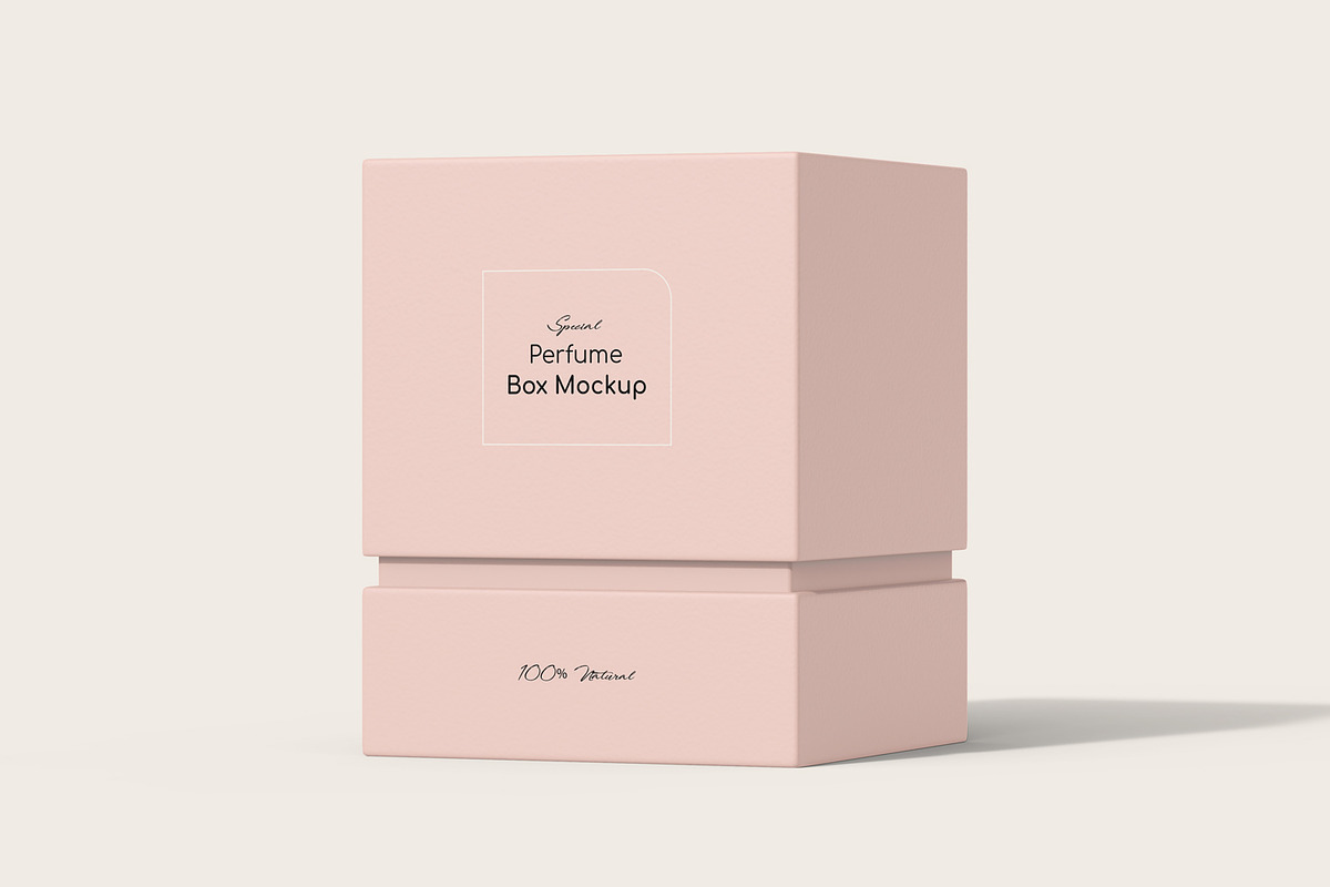 Custom Perfume Box Packaging Mockup, a Packaging Mockup by Ram Studio LLC (Photo 2 of 10)