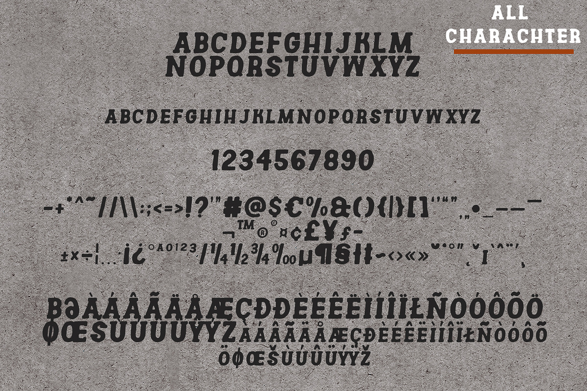 Channels Family Vintage Font preview 6