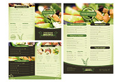 Vegetarian Restaurant Food Menu, a Brochure Template by Mikko Lemola (Thumbnail 5 of 5)