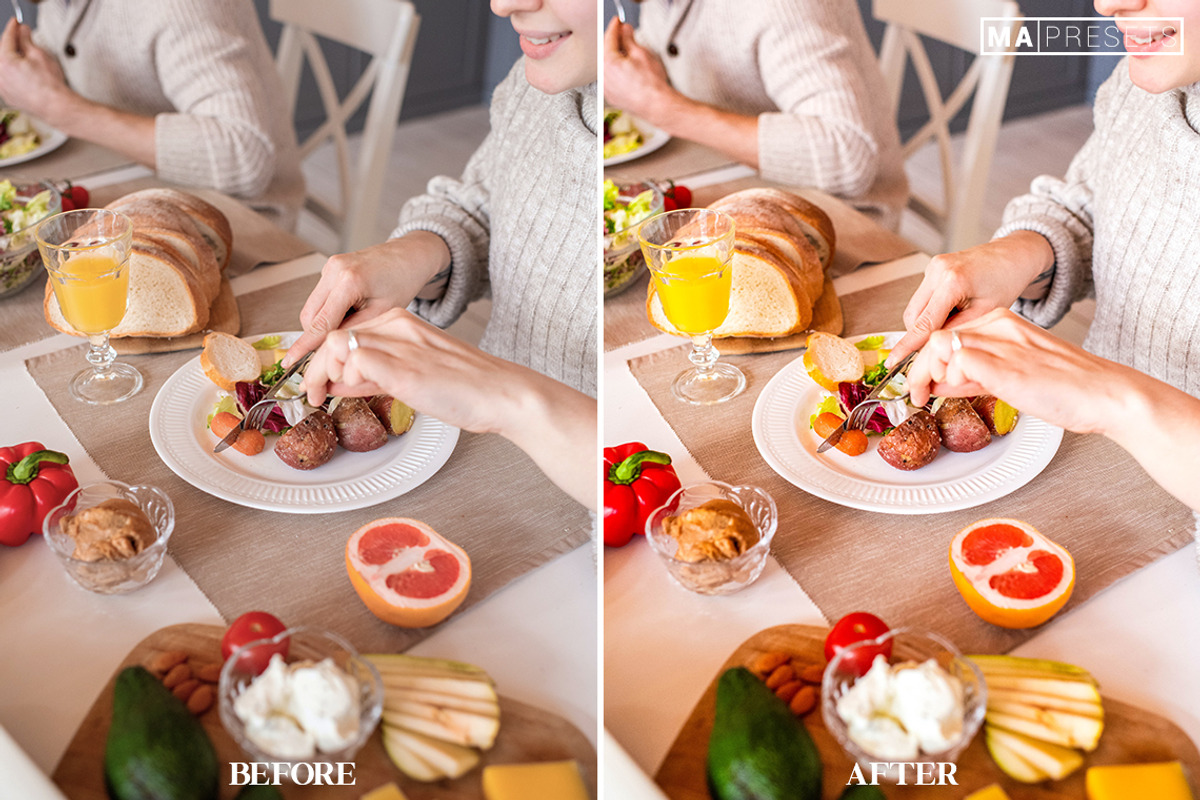 10 BRIGHT FOOD Lightroom Presets, a Preset Add-On by MaPresets (Photo 7 of 13)