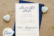 Save The Date Calendar Template, an Invitation Template by Story Native (Thumbnail 2 of 6)