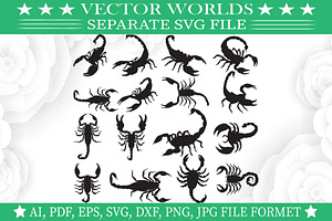 Scorpion Svg, Anime, Insect Svg