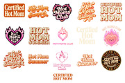 Hot Mom Summer Clipart Set - 16 PNG, a Decorative Illustration by InkyQueenArt (Thumbnail 5 of 6)