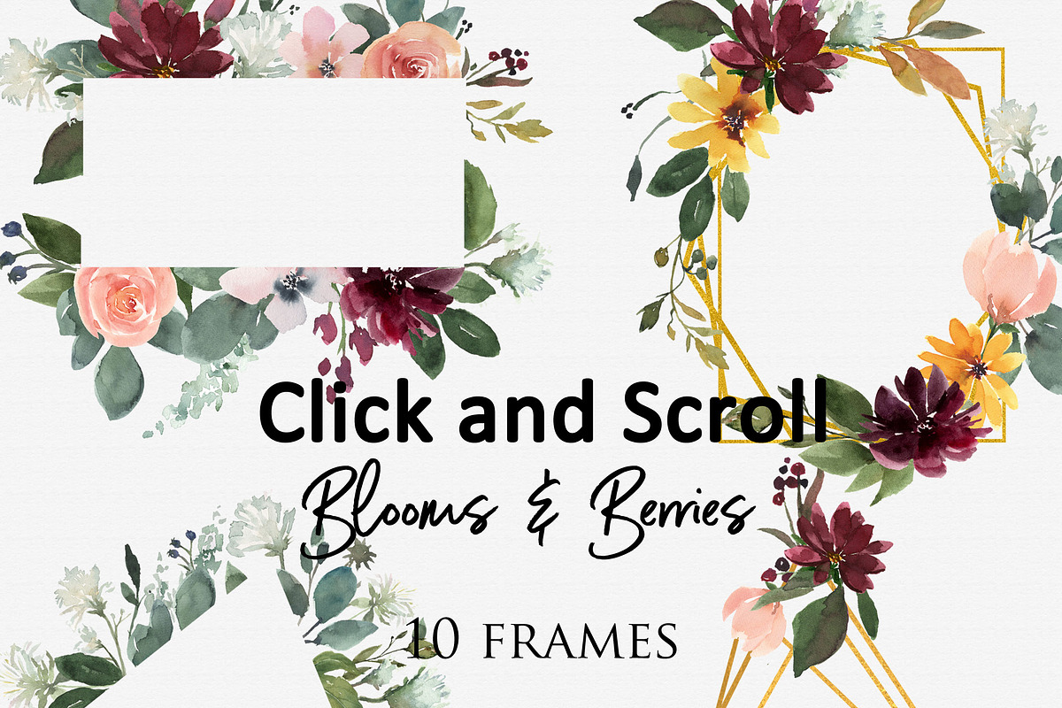 Fall and Winter Flowers Large Bundle, an Illustration by Graphic Blue Bird (Photo 4 of 8)