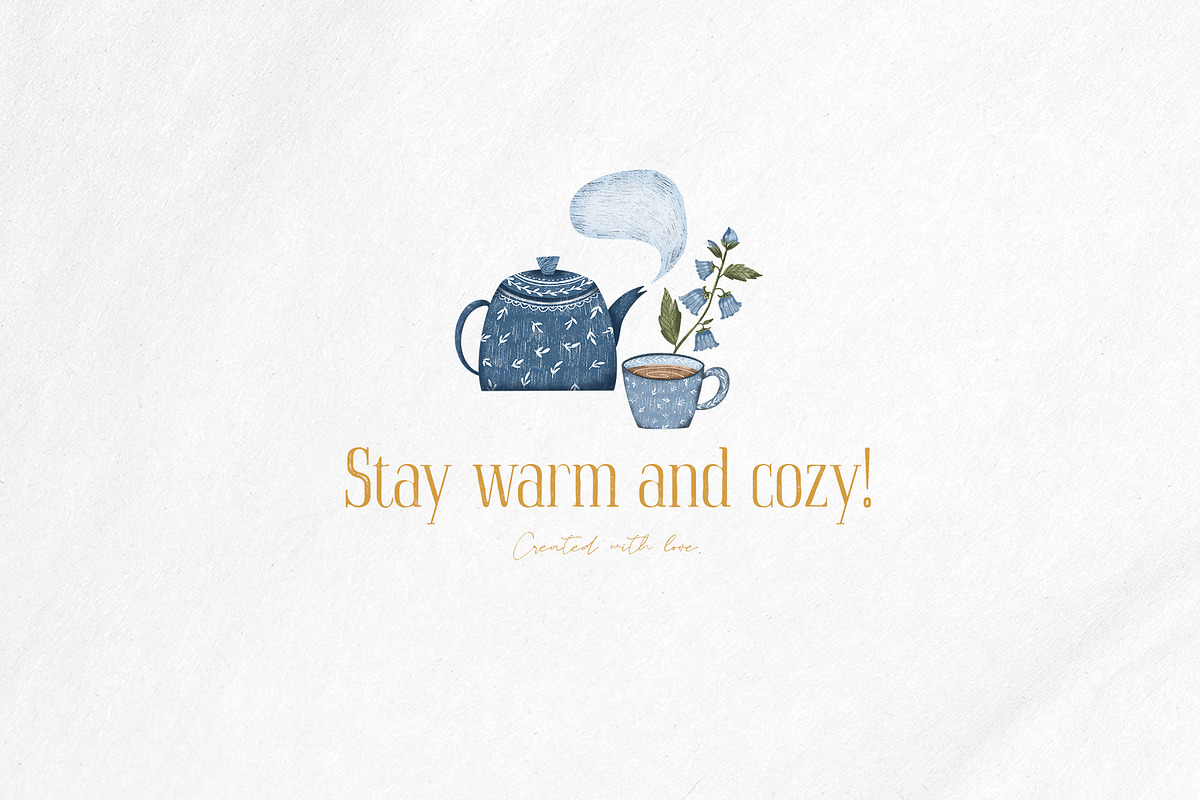 Cozy October Pattern clipart set, a Seasonal Illustration by Yelloo Fish (Photo 15 of 15)