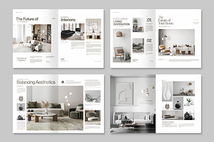 Interior Design Magazine Template